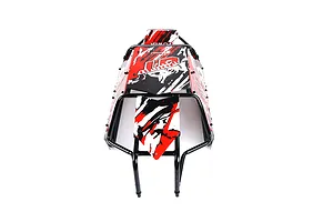 Rovan Black Steel Baja Roll Cage w/ Painted Red Panels image 123124