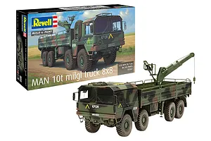 Revell 1/35 MAN 10T Milgl 8x8 Truck Scaled Plastic Model Kit