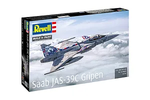 Revell 1/72 Saab JAS-39C Gripen Fighter Scaled Plastic Model Kit image 123164