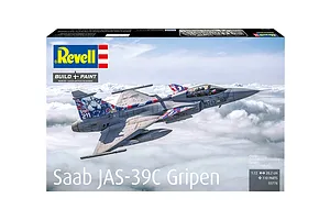 Revell 1/72 Saab JAS-39C Gripen Fighter Scaled Plastic Model Kit image 123165