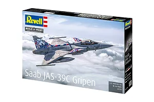 Revell 1/72 Saab JAS-39C Gripen Fighter Scaled Plastic Model Kit image 123166
