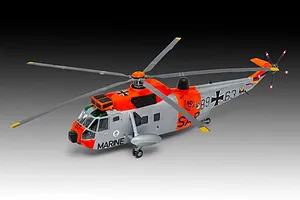 Revell 1/72 Westland Sea King Mk. 41 Helicopter Scaled Plastic Model Kit image 123184