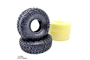 Reefs RC 1.9" SP Sabre XP Compound (Pink) Tyres with Foam Inserts 2Pcs