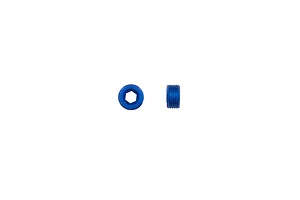 Team Associated Aluminium Pillow Ball Nuts - Blue image 124108