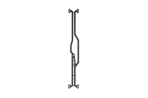 Factory Team Carbon Fibre 2.5mm One-Piece Top Deck