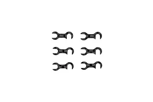Factory Team Aluminium Steering Block Mount Shims 6Pcs