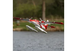 E-Flite RC Plane DHC-6 Twin Otter 1.4m 3D Aerobatic Seaplane BNF Basic with AS3X+ and Safe Select Technology - Float Combo image 124303