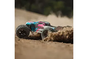 ARRMA Kraton 6S V6 BLX RC Truggy Electric Brushless 4WD 1/8 Scale RTR - Pink image 124508