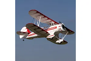 E-Flite RC Plane UMX Waco 550mm 3D Aerobatic BNF Basic with AS3X and Safe Select Technology - White image 124521