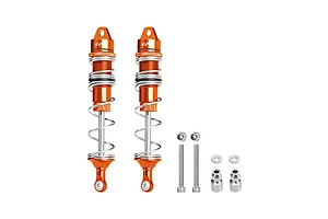 GPM Aluminium 125mm Rear Shocks w/ Hardware - Orange image 124573