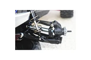 GPM Blue Hardened Steel &amp;amp; Aluminium Adjustable Universal CVD Drive Shafts &amp;amp; Hexes w/ Hardened Steel Joints Set image 2