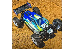 Pro-Line 1/14 Axis Tribe Painted Body Shell - Limited Edition White/Blue image 124729