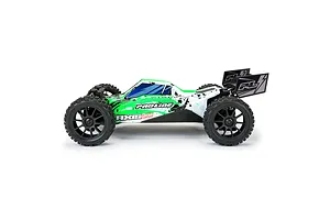 Pro-Line 1/14 Axis Tribe Painted Body Shell - Limited Edition Green/White image 4