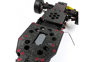 Yeah Racing Graphite 2.5mm Forged Chassis Plates 2Pcs image 4