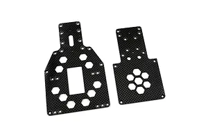 Yeah Racing Graphite 2.5mm Chassis Plates 2Pcs