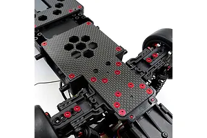 Yeah Racing Graphite 2.5mm Chassis Plates 2Pcs image 5