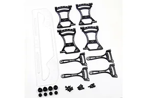 Yeah Racing Aluminium Momentum 1/10 Set Up Station V2 - Black/Purple Limited Edition image 124772