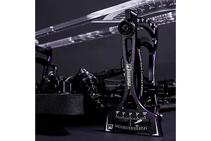 Yeah Racing Aluminium Momentum 1/10 Set Up Station V2 - Black/Purple Limited Edition image 124777