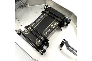 Yeah Racing Aluminium Shorty Battery Holder - Black image 124789