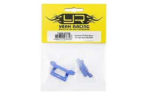 Yeah Racing Aluminium Front and Rear Body Mount Set - Dark Blue image 124801