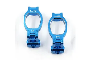 Yeah Racing Aluminium Steering Hub Carriers (C-Hubs) 2Pcs - Blue image 124804