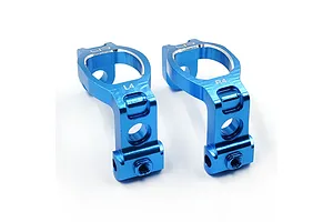 Yeah Racing Aluminium Steering Hub Carriers (C-Hubs) 2Pcs - Blue image 124806