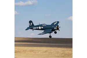 E-Flite RC Plane F4U-4 Corsair 1.2m Warbird BNF Basic with AS3X and Safe Select Technology image 124870