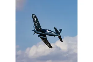 E-Flite RC Plane F4U-4 Corsair 1.2m Warbird BNF Basic with AS3X and Safe Select Technology image 124871