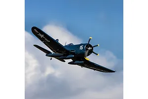 E-Flite RC Plane F4U-4 Corsair 1.2m Warbird BNF Basic with AS3X and Safe Select Technology image 124872