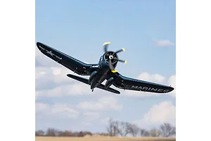 E-Flite RC Plane F4U-4 Corsair 1.2m Warbird BNF Basic with AS3X and Safe Select Technology image 124873