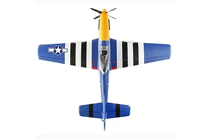 E-Flite RC Plane P-51D Mustang 1.5m Warbird BNF Basic with AS3X and Safe Select Technology image 124954