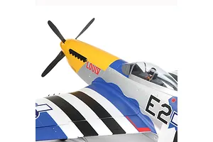 E-Flite RC Plane P-51D Mustang 1.5m Warbird BNF Basic with AS3X and Safe Select Technology image 124960