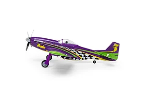 E-Flite RC Plane UMX P-51D Voodoo 500mm 3D Aerobatic BNF with AS3X and Safe Select Technology image 125027