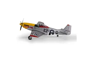 E-Flite RC Plane UMX P-51D Mustang "Detroit Miss" 500mm Warbird BNF Basic with AS3X and Smart Technology image 125054