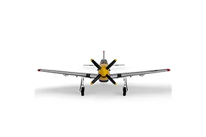 E-Flite RC Plane UMX P-51D Mustang "Detroit Miss" 500mm Warbird BNF Basic with AS3X and Smart Technology image 125055