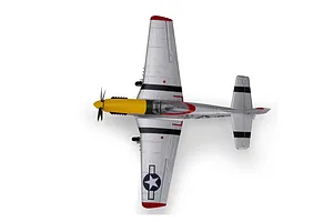 E-Flite RC Plane UMX P-51D Mustang "Detroit Miss" 500mm Warbird BNF Basic with AS3X and Smart Technology image 125057
