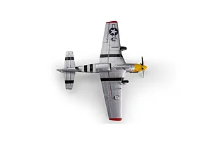 E-Flite RC Plane UMX P-51D Mustang "Detroit Miss" 500mm Warbird BNF Basic with AS3X and Smart Technology image 125058