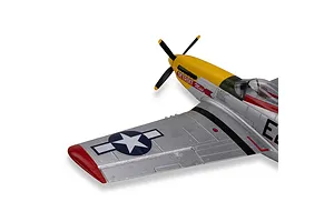 E-Flite RC Plane UMX P-51D Mustang "Detroit Miss" 500mm Warbird BNF Basic with AS3X and Smart Technology image 125061