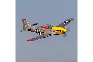 E-Flite RC Plane UMX P-51D Mustang "Detroit Miss" 500mm Warbird BNF Basic with AS3X and Smart Technology image 125064