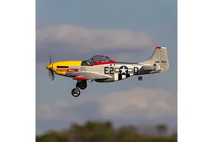 E-Flite RC Plane UMX P-51D Mustang "Detroit Miss" 500mm Warbird BNF Basic with AS3X and Smart Technology image 125066