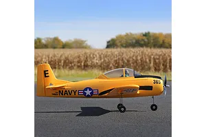 E-Flite RC Plane T-28 Trojan 1.1m Warbird BNF Basic with AS3X and Safe Select Technology image 125167