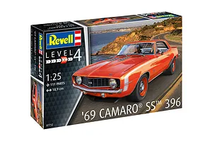 Revell 1/24 1969 Camaro SS Scale Model Kit image 125240