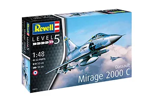 Revell 1/48 French Dassault Mirage 2000C Scaled Plastic Model Kit image 125310