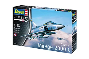 Revell 1/48 French Dassault Mirage 2000C Scaled Plastic Model Kit image 125312