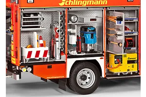 Revell 1/24 Schlingmann LF 20/16 Firetruck Scaled Plastic Model Set image 125397