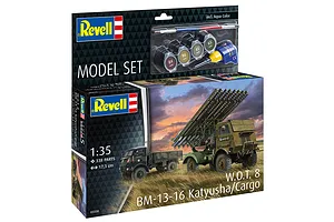 Revell 1/35 W.O.T. 8 BM-13-16 Katyusha Cargo Truck Scaled Plastic Model Set image 125433