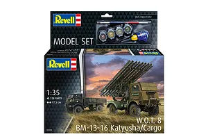 Revell 1/35 W.O.T. 8 BM-13-16 Katyusha Cargo Truck Scaled Plastic Model Set image 125434