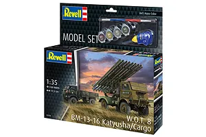 Revell 1/35 W.O.T. 8 BM-13-16 Katyusha Cargo Truck Scaled Plastic Model Set image 125435