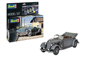 Revell 1/35 Type 320 (W142) Cabriolet Car Scaled Plastic Model Set image 125437