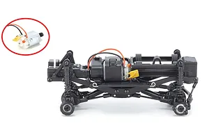 Kyosho Mini-Z Toyota 4Runner Hilux Surf 4x4 RC Rock Crawler Electric 4WD RTR - Dark Grey Metallic image 125483